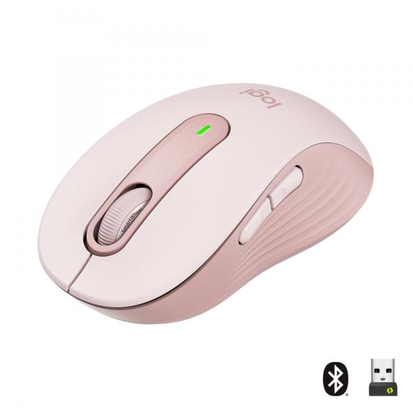 Mouse Logitech Signature M650 L Wireless Color Blanco Crudo