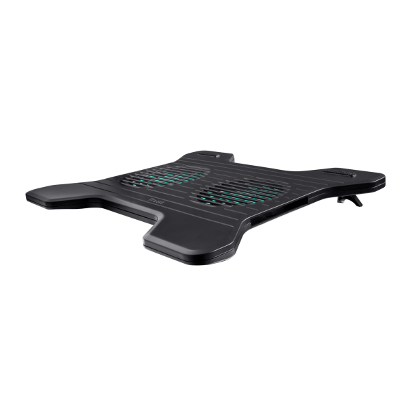 Base De Refrigeracion Para Portatil Trust Xstream Breeze Hasta 16" 2 Ventiladores Color Negro