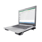 Base De Refrigeracion Para Portatil Trust Xstream Breeze Hasta 16" 2 Ventiladores Color Negro