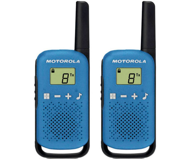 Motorola Takabout T42 Azul / Pareja De Walkie Talkie 4km Hover Image