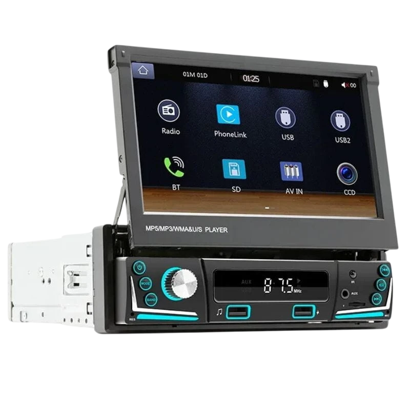 SWM 9606C-S 7 Pulgadas Bluetooth/MirrorLink/Carplay/USB Negro 1 DIN