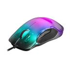 Mouse Mars Gaming Rgb Mmglow Black 12800dpi Iluminacion Total Chroma-glow Con Cuerpo Acabado En Espe