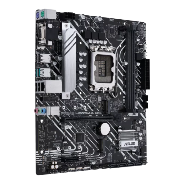 Pb Asus Prime H610m-a D4-csm Sk 1700 Intel Gen 12/13 2xddr4 Displayport Vga Hdmi M.2x2 4xsata 6gb