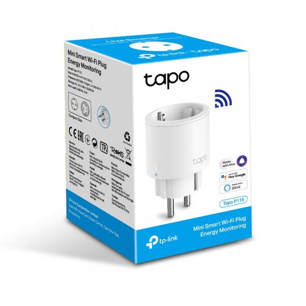TP-Link Tapo P115 3680 W Blanco - Enchufe Inteligente