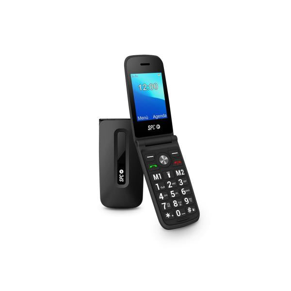 SPC Titan 2.4", 2G, 800mAh, Teclas Grandes, Tapa, Negro