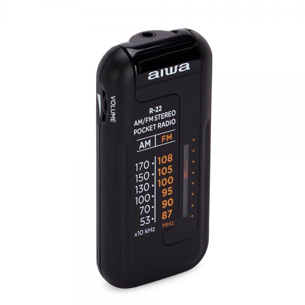 Aiwa Rs-22 Negro / Radio Fm Am Portátil