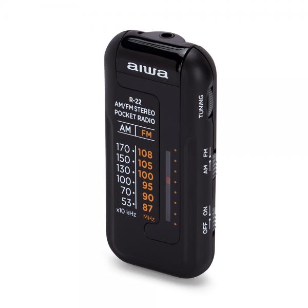 Aiwa Rs-22 Negro / Radio Fm Am Portátil