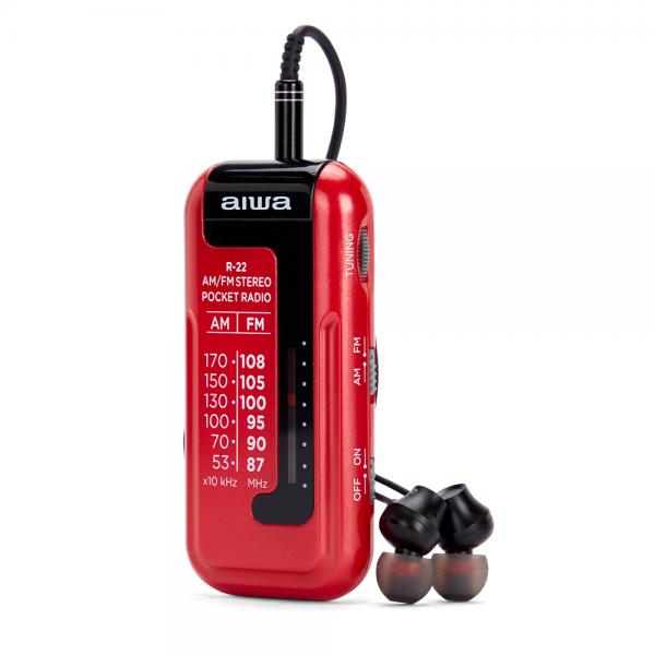 Aiwa Rs-22 Rojo / Radio Portátil