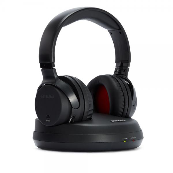 Auricular Headset Wireles Rf Aiwa Whf-90D Conexion Recargabl