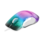 Mouse Mars Gaming Rgb Mmgloww White 12800dpi Iluminacion Total Chroma-glow Con Cuerpo Acabado En Esp