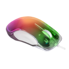 Mouse Mars Gaming Rgb Mmgloww White 12800dpi Iluminacion Total Chroma-glow Con Cuerpo Acabado En Esp