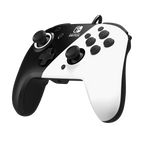 Mando Pdp Faceoff Deluxe + Audio Wired Controller Black/white (negro/blanco) ( Switch 2 / Oled )