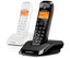 Motorola S1202 Blanco + Negro / Duo De Teléfonos Inalámbricos