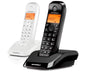 Motorola S1202 Blanco + Negro / Duo De Teléfonos Inalámbricos