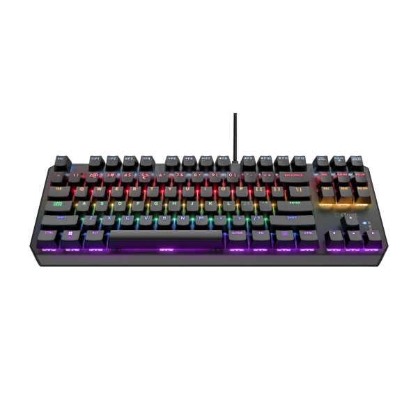 Teclado Gaming Mecanico Rgb TKL Trust GXT 834 Callaz / 20 modos Led / 24407