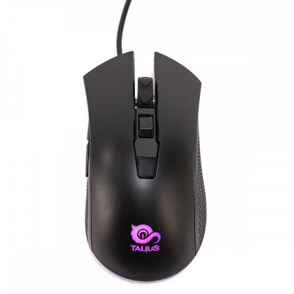 Raton Gaming Talius Lancer / 6400 dpi / 6 botones / RGB / Interruptores Omrom / Negro Hover Image