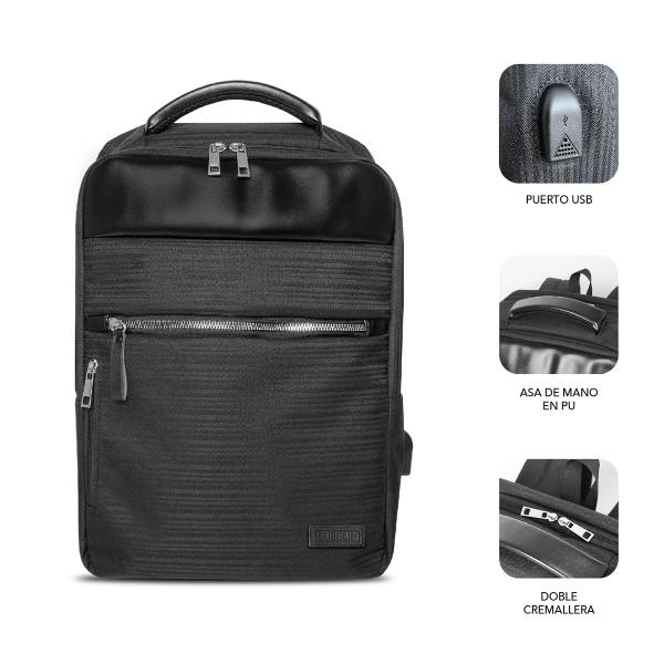 Subblim Business V2 Mochila para portátil 16 Negro