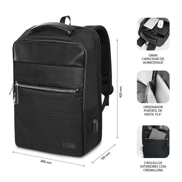 Subblim Business V2 Mochila para portátil 16 Negro