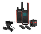 Motorola Talkabout T82 Twin Pack Naranja / Pack De 2 Walkie Talkie