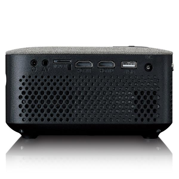 Lenco Lpj-700bkgy Acabado Textil Negro Y Gris / Proyector Lcd Con Bluetooth / 4000 Ansi