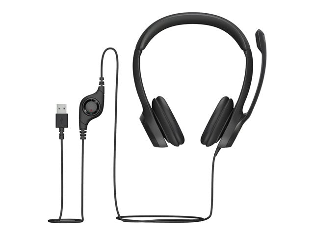 Auriculares Con Microfono Logitech Headset H390 Usb