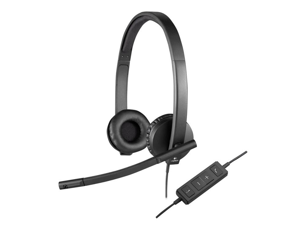Auriculares Logitech H570e Con Microfono - Stereo Diadema - Usb