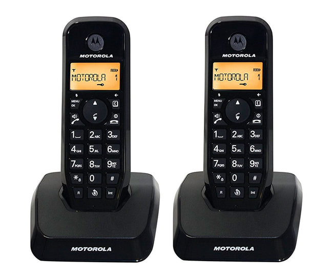 Motorola S1202 Dúo Negro / Teléfonos Inalámbricos Hover Image