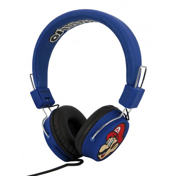 Auriculares Otl Tween Folding Headphone Super Mario Blue (azul) (switch/movil/tablet/pc)