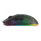 Mouse Mars Gaming Wireless Rgb Mmw3 Black Usb 2.4g Bateria Recargable 3200dpi Ultraligero Hive Ilumi