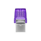 Pendrive Kingston DataTraveler MicroDuo 3C / 128Gb / USB 3.2 - Type-C / Plata / DTDUO3CG3/128GB