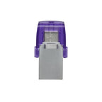 Pendrive Kingston DataTraveler MicroDuo 3C / 256Gb / USB 3.2 - Type-C / Plata / 200Mb/s / DTDUO3CG3/256GB