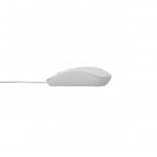 Raton Gembird Wired Optical Mouse Usb White Silver