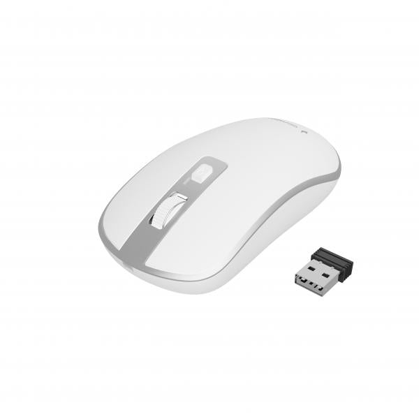 Raton Gembird Wireless Optical White Silver