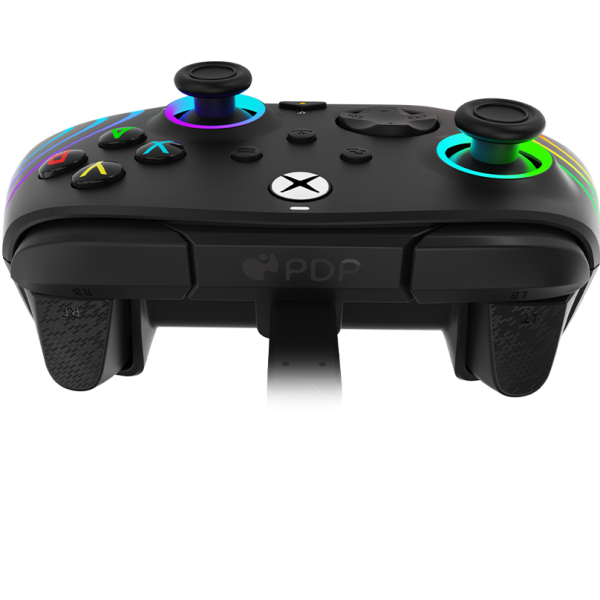 XBOX SERIES X Pdp Afterglow Wave Wired Controller Black+ Game Pass 1 Mes