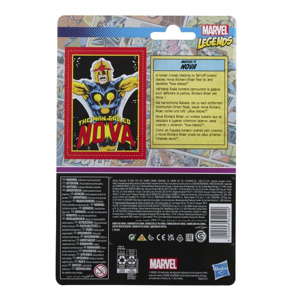 Figura Hasbro Nova 9.5 Cm Marvel Legends Retro F26705x0