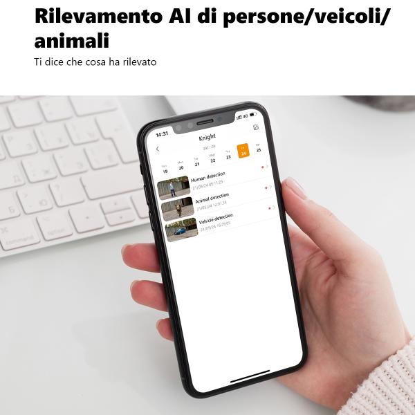 Cámara de seguridad IP Imou Knight 8 MP 4K UHD IP66 Wifi Visión Nocturna Techo/pared Blanco