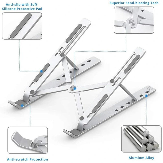 Ewent EW1266 soporte portátil viaje aluminio 17" Main Image