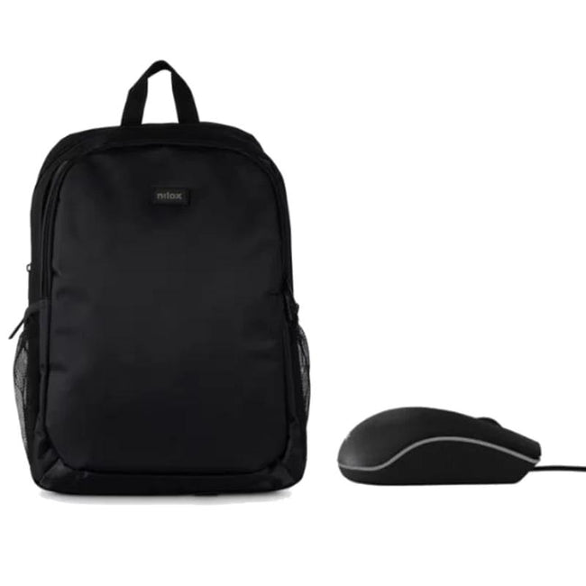 NILOX Mochila 15.6 Basic + ratón usb 1000dpi Hover Image