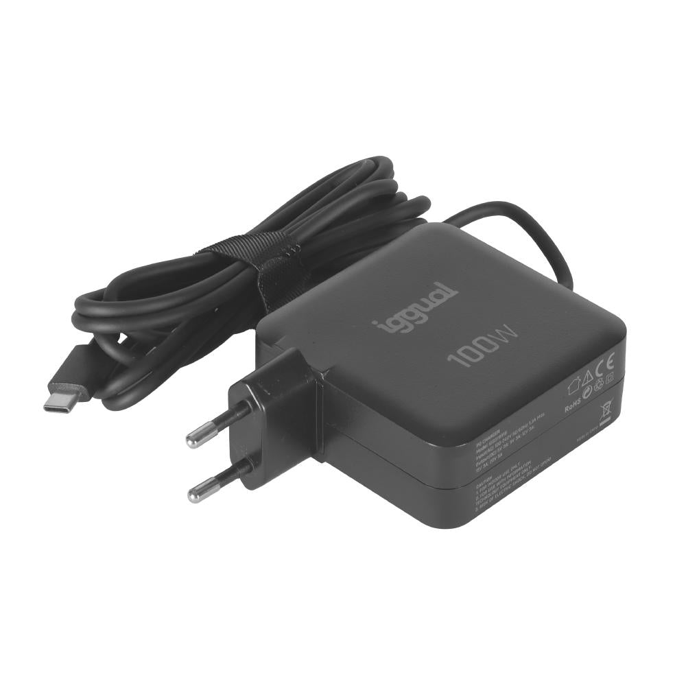 iggual Cargador portátil y móvil tipo C PD 100W