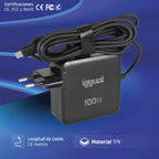 iggual Cargador portátil y móvil tipo C PD 100W