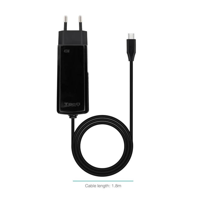 Tooq Cargador portátil GAN USB-C PD 45W Cúbico Hover Image