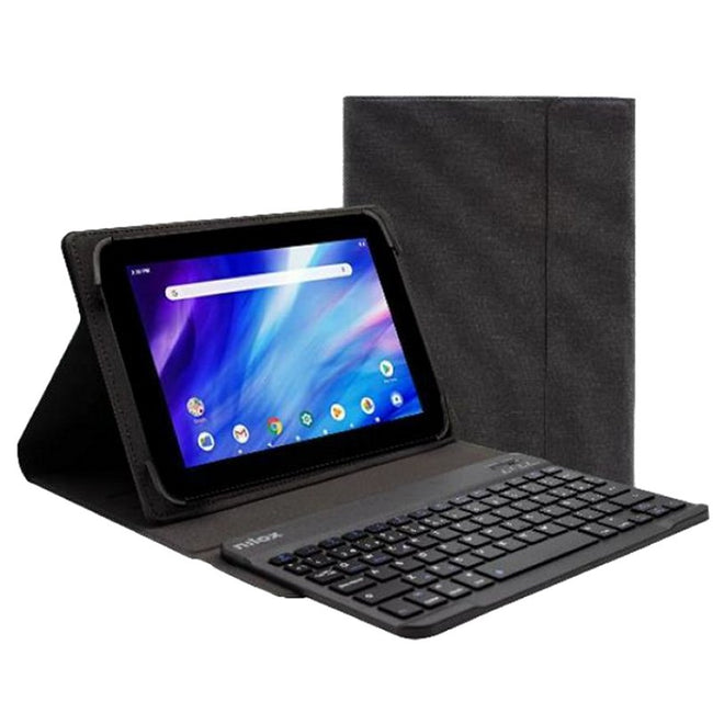 NILOX Funda tablet 9.7 a 10.5 teclado bt negro Hover Image