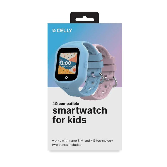 Celly Smartwatch Kids 4G 2 Correas Azul y Rosa Main Image