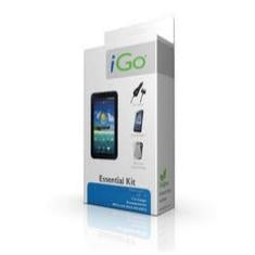 Accesorio Ipad 2 Essential Kit Igo. Funda Protectora Silicona + Protector Pantalla Diamant+ Cargador Mechero - Coche + Cable Carga