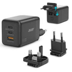Cargador De Pared Acer 100w 2x Usb Tipo C 1x Usb Tipo A