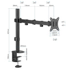iggual SPM01 Soporte pinza mesa 1 monitor 17"-32"
