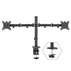 iggual SPM02 Soporte pinza mesa 2 monitores 17-32"