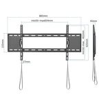 iggual SPTV86 Soporte TV pared Fijo 43"-90" 80kg