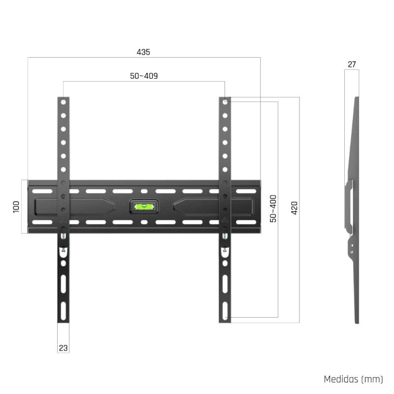 iggual SPTV11-L Soporte TV pared Fijo 21"-75" 45kg