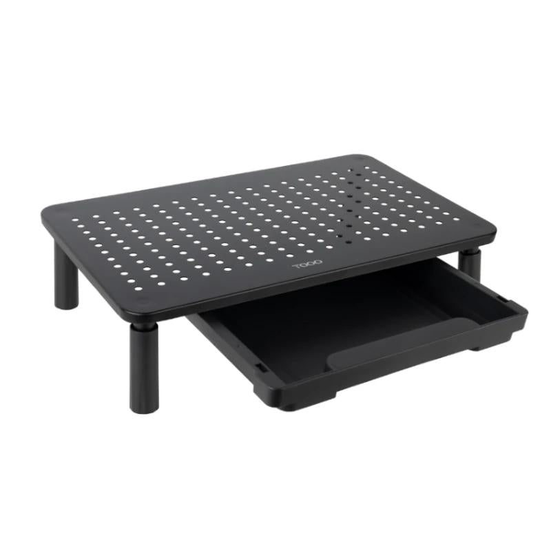 Tooq TQMR087 Soporte elevador monitores con cajón